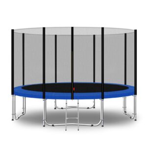 Baunsal® Trampolin Outdoor für Kinder im Komplettset EXD Gartentrampolin mit Spielzeug Ø 457 cm
