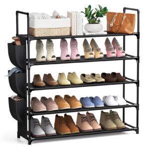 Esonstyle Schuhregal mit 5 Ebenen, Platzsparend für Kleiderschrank und Eingang, perfekt für 20-25 Paar Schuhe