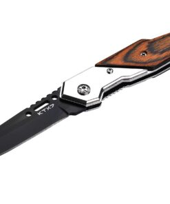Taschenmesser RS Holzgriff für Outdooraktivitäten | Klappmesser RS mit Holzgriff - seguro für Jäger und Hikers | RS Mes