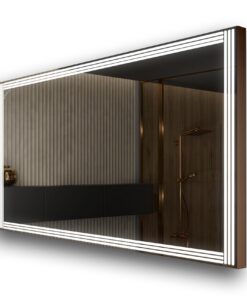 FORAM Badspiegel mit Beleuchtung - Led Spiegel Bad - 110x70 - Modernes Design - Auf Individuelle Bestellung Gefertigt -