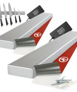Moritz & Moritz Magnetleiste für Küchenutensilien - Edelstahl, magnetisch, 2x 40cm - zum Kleben oder Bohren