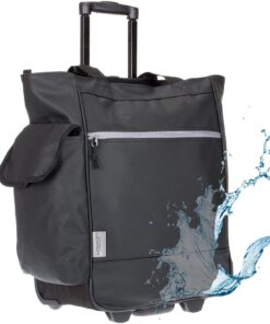 Alessandro Einkaufsroller XL LKW-Plane Black (12893) – Großer Shoppingtrolley