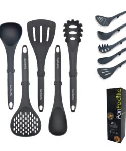 PanPacific Küchengeschirr Set fürprofessionelle Kulinare | PanPacific Küchenzubehör mit Haken für klare Aufbewahrung |
