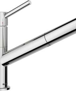 BLANCO KANO-S Küchenarmatur in chrom Hochdruck für Hochwertige Küchen mit wassersparendem Rückflussverhinderer und Keram