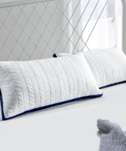 Slybear orthopädisches Kopfkissen 40x80 2er Set - Weich & stützend für Seitenschläfer, hautfreundlich und allergyfreundl