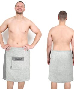 Lashuma Saunakilt Herren 55x140 cm Atmungsaktiv & Superweich