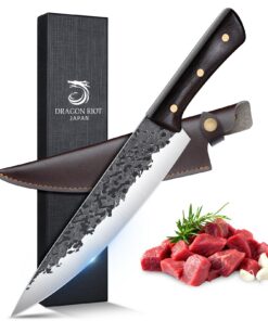 DRAGON RIOT extremscharfer Japanischer Wikingerköchermesser für Profis und Enthusiasten bei Campings und Outdoor-Grillen