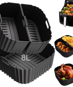 Russell Hobbs Heißluftfritteuse Silikonform XXL 8,3L (27632-56) Spezialwaage für Healthy Snacks