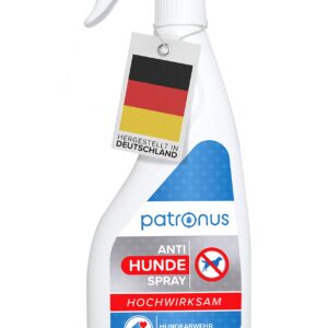 Patronus Abwehrspray für Hunde - gegen Urinieren & Ankauen - wirksam & produziert in Deutschland - 500ml - Sofortwirkung