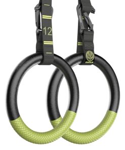 QUOLIX Olympische Turnringe aus ABS – Wetterfeste Sportringe für Calisthenics & Krafttraining - Top Funktionen fürrippli