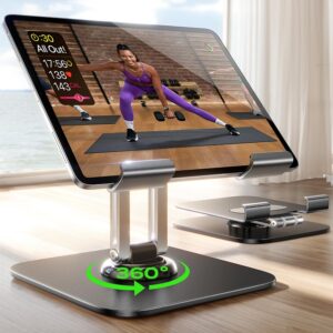 LISEN für iPad Tablet Ständer Super Stabil Universal Schreibeplatz Bohrung Verstellbar Android und iOS TabletsUniversal