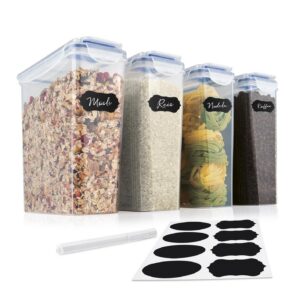GOURMETmaxx Frischhaltedosen 4 Stück | wasserdichter Klick-It Verschluss | Dichtungsring inklusive | aromafrisches Aufbe