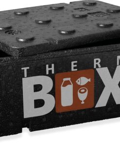 Therm Box Styroporbox Klein - Warmhaltebox für Menüküchen - Wiederverwendbar - 36x26x13cm - 12-Liter Isolierbox