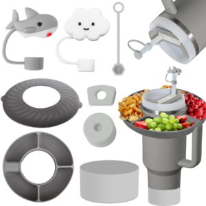 Sunshine Smile Stanley Cup Snack Tray 40oz mit Silikonhülle für Zubehör