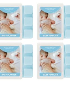 SCENTORINI Babypuder Duftwachswürfel 35g*6 Raumduft für Duftlampe SCENTORINI Duftwachs Sojawachs Wax Melts(SCENTORINI Ba