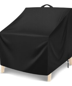 Schutzhülle Gartenstühle 102x109x124 cm – 420D Oxford-Gewebe, wasserdicht, UV-beständig & winddicht Abdeckung für Stapel