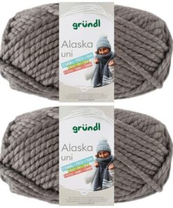 Gründl Alaska Uni 2x100g Wolle-Polyacryl Warmkorsetts Mittelgrau