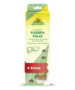 Neudorff Permanent Fliegenfalle - Effektiv gegen Fliegen due to innovativen 3D-Lockeffekt safe and environmentally frien