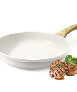 GiPP Keramik-Antihaft-Bratpfanne - Gesund und ungiftig, induktionsgeeignet, ohne PFAS und PFOA, spülmaschinenfest (Weiße