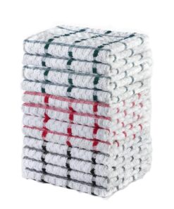 Geschirrtücher extra groß 100 % Baumwolle Küchentuch-Set 6 Stück saugfähig fusselfrei