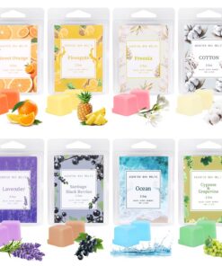 Duftwachs Wax Melts - Raumduft für Duftlampe, Geschenk Set für Valentinstag und Hochzeiten - 8 Düfte