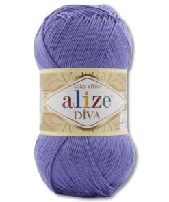 Frida's Wollhaus Alize Diva Wolle Stricken Häkeln 100 g Microfaser 64 Farben (851 | Amethyst)