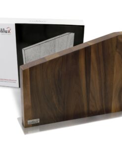 Hohe-Qualitäts-Gourmet-Messerblock-Eichholz-XL-beidseitig-für-14-Messer-mit-25-cm-Klingen | Magnétique-Messerblock-Eich