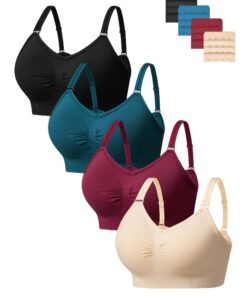 HBselect 4 STK. Bügelloser T-Shirt Bra Hayes Büsestabilität Oeko-Tex Standard 100