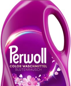 Perwoll Blütenrausch Waschmittel (27 Waschladungen) für farbige Textilien mit Dreifach-Renew-Technologie und sanfter Rei