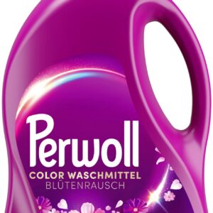 Perwoll Blütenrausch Waschmittel (27 Waschladungen) für farbige Textilien mit Dreifach-Renew-Technologie und sanfter Rei