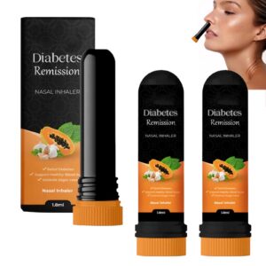 Nasal Inhalator Stick - natürlicher Pfefferminzöl Wick, 2 Stück für Erfrischung bei Work, Schule oder Reisen - Wick Inha