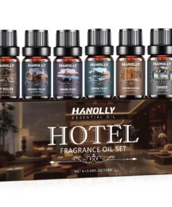 Hotel Ätherische Öle Set - Luxus Hotelduft für Zimmer und Räume, 6 x 10 ml, Aromatherapie und Stimmungssteigerung