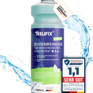 Treufix Bodenreiniger für Wischroboter | Reinigungskonzentrat | Schlauchroboter Kompatibel | Streifenfreie Reinigung | 1