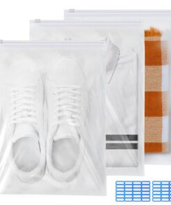 GESDYO Reisetasche Kleidungstaschen Gefroreter Plastiktüte 35X45cm 30 Stück mit Reißverschluss