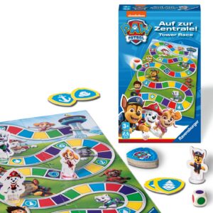 Ravensburger 22671 - Paw Patrol: Auf zur Zentrale! - Spiel für Kinder ab 3 Jahren mit den Helfern auf Vier Pfoten, ideal