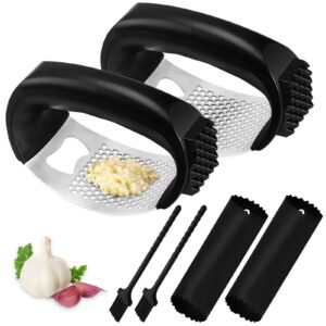 Garlic Press EACHPT Edelstahl Reinigungsbürste Spülmaschinenfest einfache Handhabung