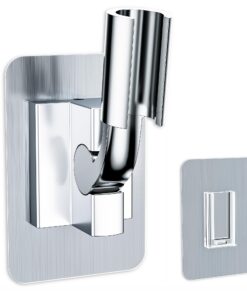 Magichome Duschkopfhalterung ohne Bohren Universal Ersatz mit extra Klebestreifen Verstellbar Vertikal 45° Horizontale 1