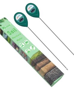 XLUX Bodenfeuchtigkeitsmesser mit langer Sonde für große Topfpflanzen & Gartenarbeit