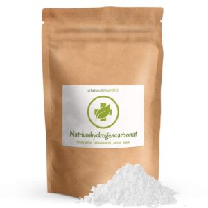 Natriumhydrogencarbonat Pulver - Lebensmittelqualität - Reinigung & Backen - 1000 g - OHNE Hilfs- u. Zusatzstoffe Natr
