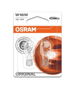 Osram ORIGINAL W16W Lampe 12V Weiß für Schlusslicht 921-02B