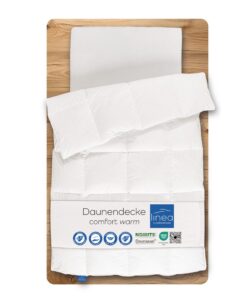LINEA by böhmerwald kuschlige Daunendecke Comfort 135x200 klasse 1 OEKO-TEX