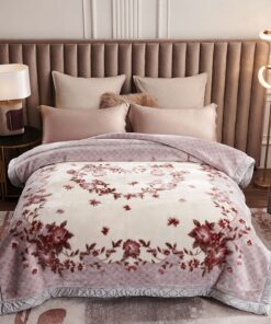 Schwere Koreanische Raschel-Bettdecke für Erwachsene, warme Nerz-Plüsch-Fleecedecke, Queen-Size-Größe, 180 x 220 cm, 3 k