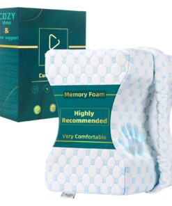 Kniekissen für Seitenschläfer - Arztentwickeltes Orthopädisches Memory-Schaum Beinkissen zur Linderung von Ischias