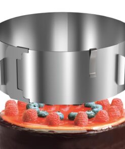 4smile Hochwertiger Backring 16-30 cm - Formstabile Tortenform mit Arretierung für professionelle Backer
