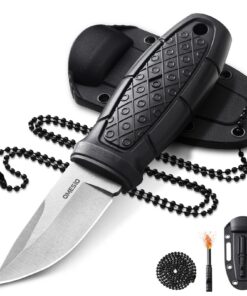 Omesio S-MY21 Neck Knife Outdoor Geschenk für Outdoor-Liebhaberitti