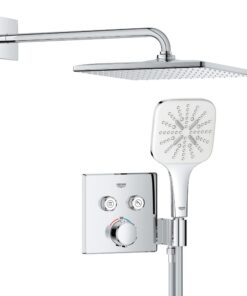 GROHE Precision SmartControl 310 - Thermostat-Duschsystem mit Regendusche & Kopfbad (34876000)