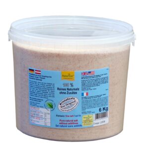 Speisesalz Vorgebirge Himalaya aus Punjab Pakistan 6kg - Mineralisch beladen & natürlicher Geschmack