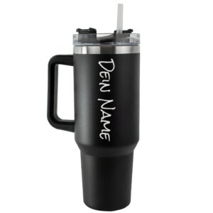 Tumbler Trinkbecher mit Strohhalm + Thermobecher hält kühl oder warm + working professionals Tumbler Trinkbecher mit Str