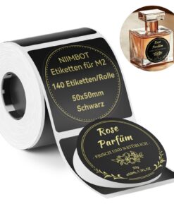 NIIMBOT Thermotransfer-Etiketten für Büros und Außenanlagen Hoch- und Niedertemperaturbeständigkeit Self-adhering Etiket