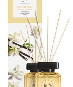 IPURO - Essentials Raumduft SOFT VANILLA 200ml | Vanille Duft Aroma für die Wohnung | Diffuser mit Stäbchen | Lufterfris